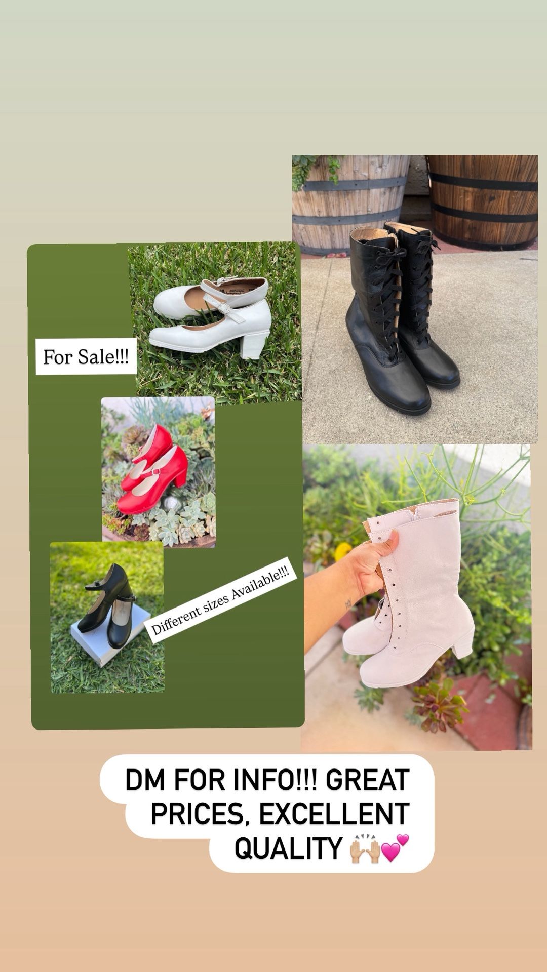 NEW BLACK FOLKLORICO SHOES!!!