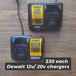 Dewalt 12v / 20v Chargers