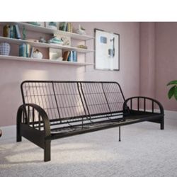 Aiden Metal Futon Frame, Black