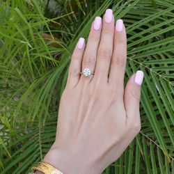 3 Carat Round Brilliant Solitaire Engagement Ring Promise Ring in 925 Silver Sizes 5-10💍