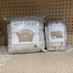 Surefit Slipcover For Chair And Ottoman 