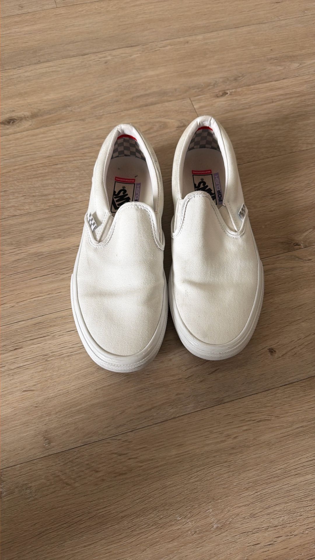 VANS White Skate Slip-on