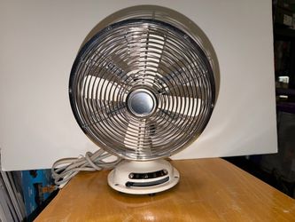8 inch oscillating / swivel table fan works great.