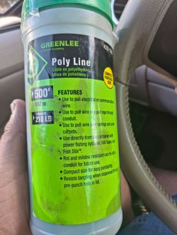 Greenlee Poly line. I barely used it $5