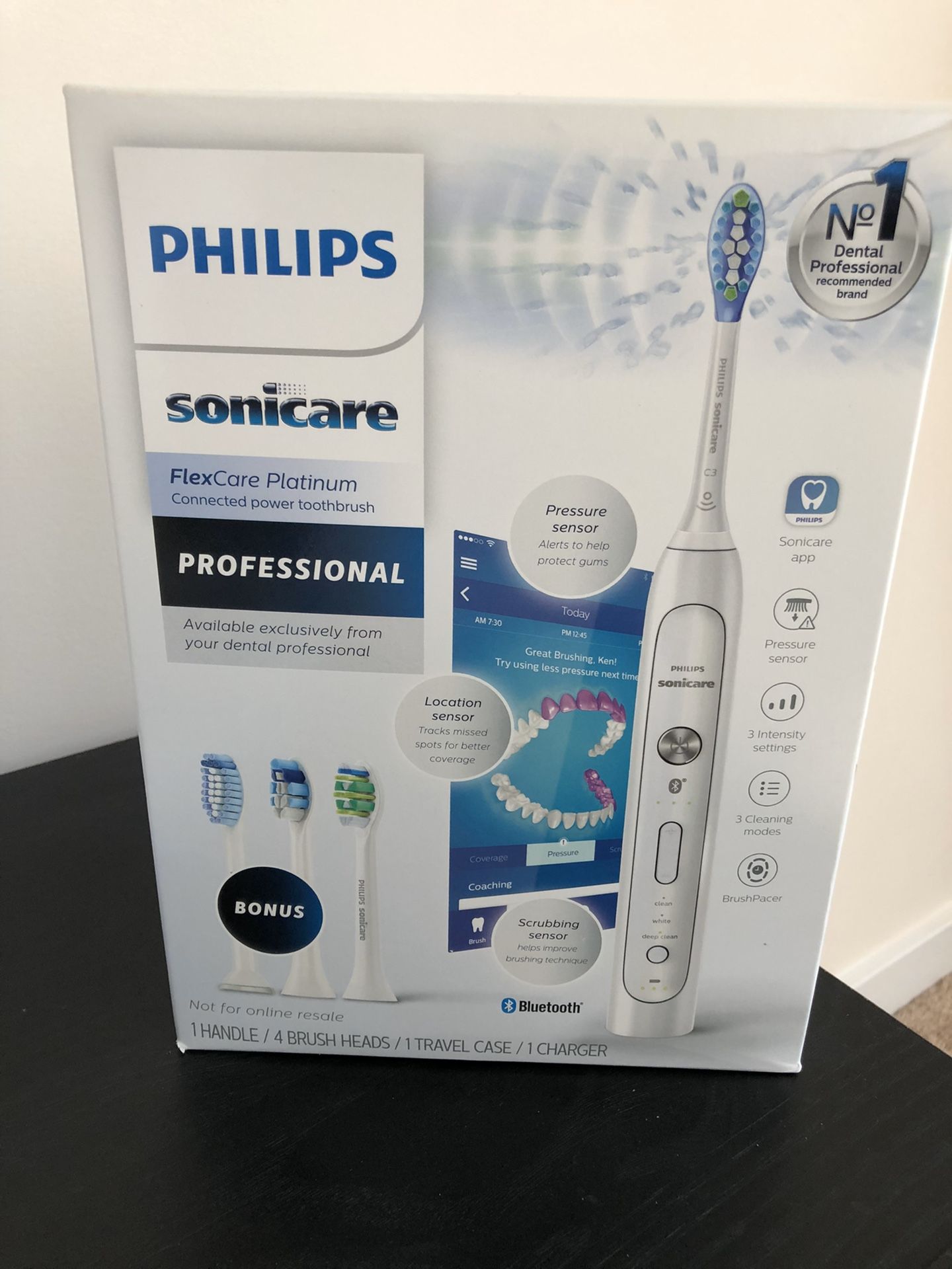 Philips Sonicare FlexCare Platinum Professional Toothbrush HX9194/54 New