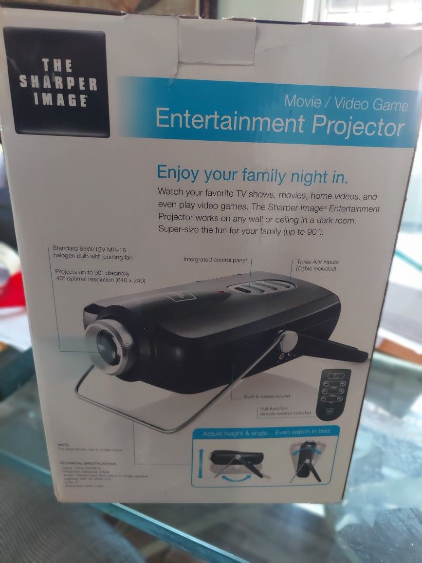 Sharper Image Entertainment Projector