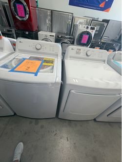 New lg set washer and dryer electric