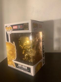 Funko Pop Ant-Man Gold Chrome #384 Marvel Studios