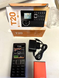 T20 Triple SIM Basic Phone - 3000mAh, FM Radio, LED Flashlight - New