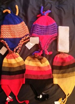 Adult alpaca headwear