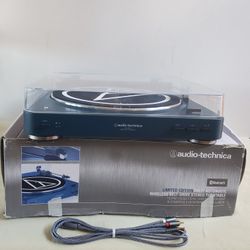 Audio Technica Bluetooth Special Edition Blue Turntable AT-LP60BT 