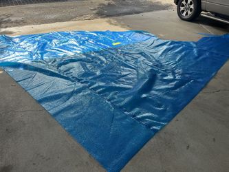 Sun2Solar Blue 10 ft diameter or 9’x9’ Rectangle Solar Cover | 1600 Series | Heat Retaining Blanket