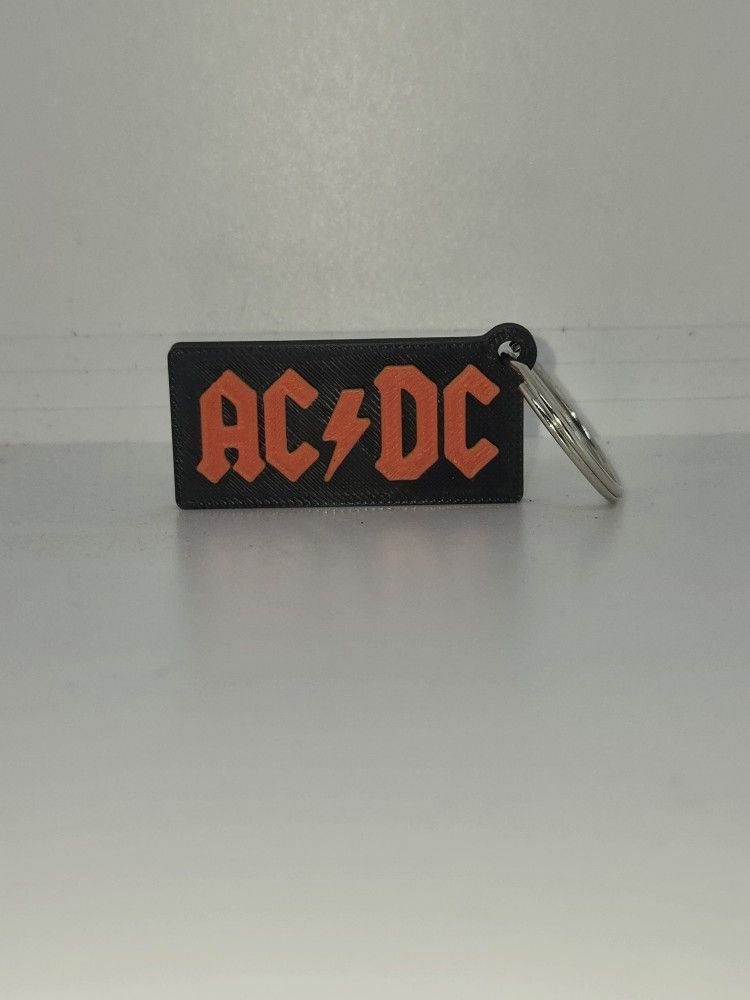 3D Printed ACDC Keychain