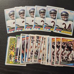 Walter Payton Football Card Collection 