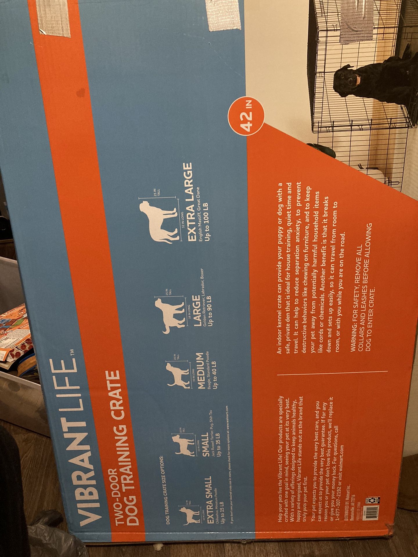 Large 2 Door Dog Crate