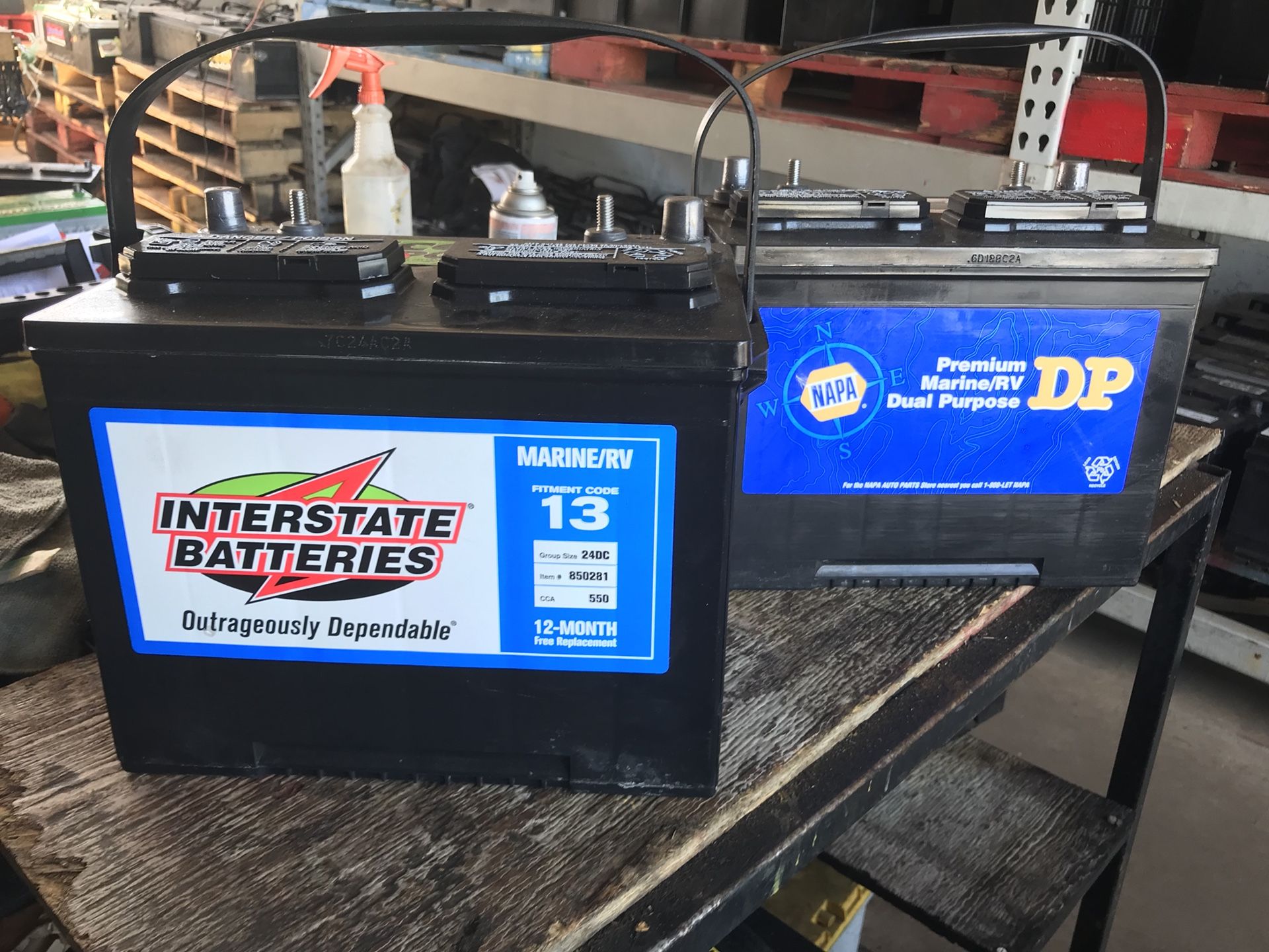 New and used batteries for sale