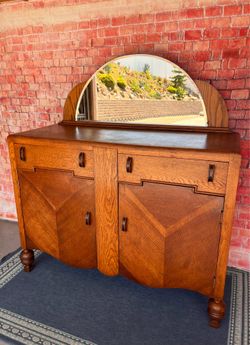 Antique Buffet Credenza sideboard 1920s English