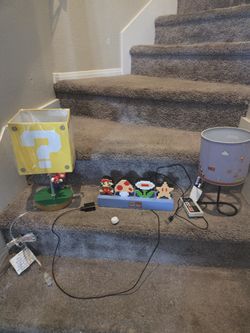 Nintendo Super Mario Bros 14" Lamps