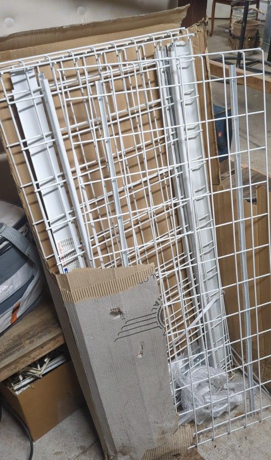 Overhead Garage Storage Combo Kit, Two 4 ft. x 8 ft. Racks, 18-piece Deluxe Hook Accessory Pack