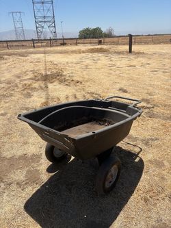 Pull-behind utility cart