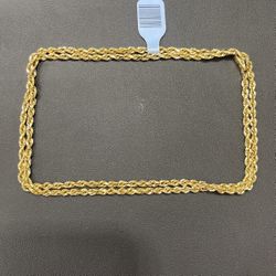 Chain 14kt Rope 