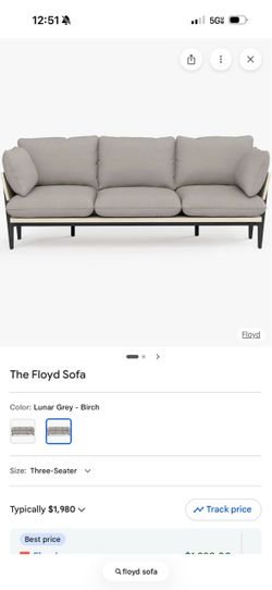 Blue Floyd sofa couch
