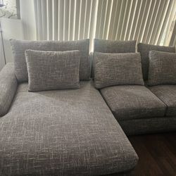 Gray Sofa 2 Pice