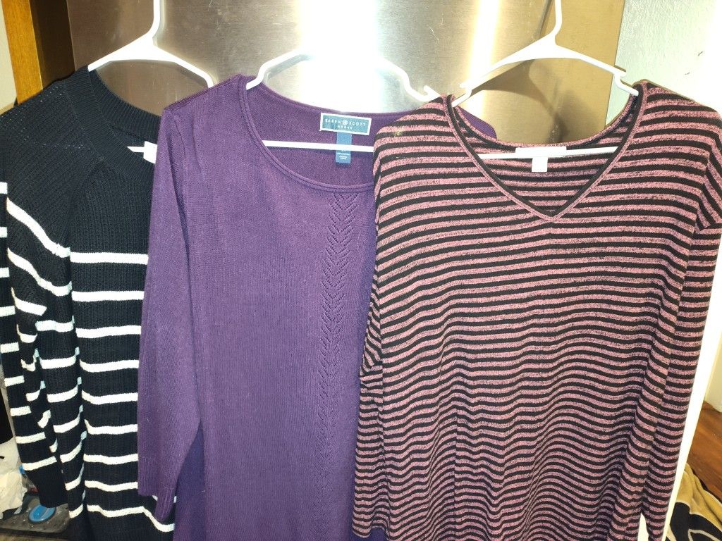 Women's Tops New Or Like New! All Size 1X Or 2X -$5 EACH!!