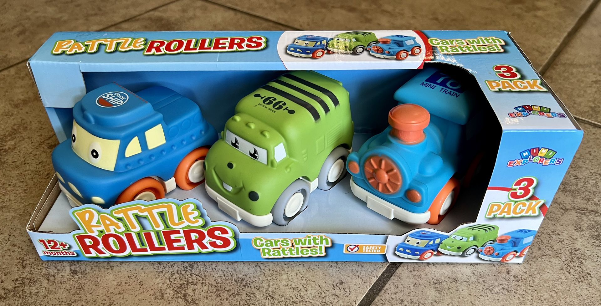 Baby/Toddler Rattle Cars