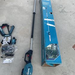 XGT 10 in. 40V max Brushless Electric Cordless Pole Saw Kit, 8 ft. Length (4.0Ah)