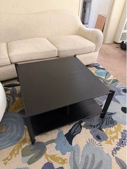 Black coffee table