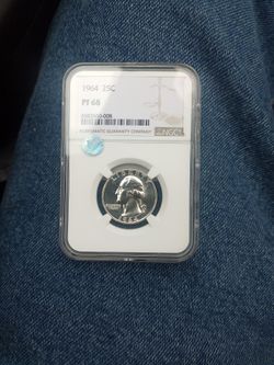 1964 25c PF 68 Silver Coin