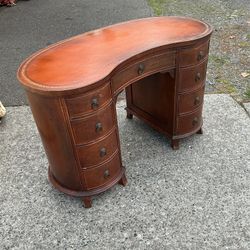 Antique Kidney Desk