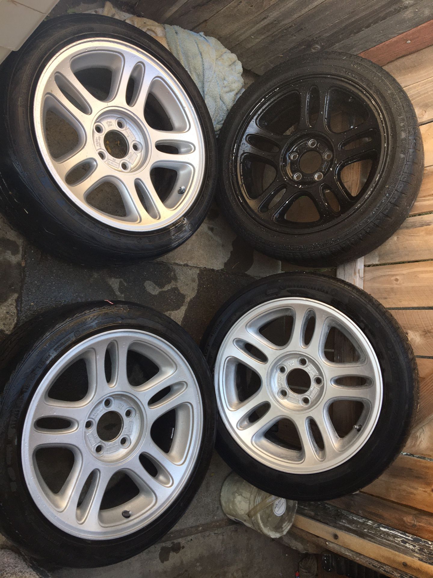 Factory mustang gt rims and tires