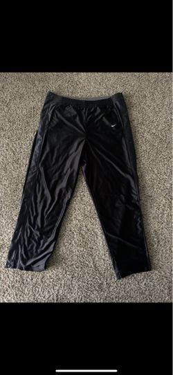 Vintage Nike Black Breakaway Snap Side Track Pants Y2K Nylon