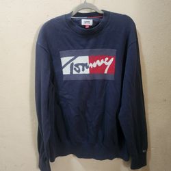 Tommy Hilfiger Long Sleeve Pull Over Sweater Size Extra Large Excellent Condition