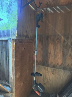 BLACK+DECKER cordless string trimmer and edger.