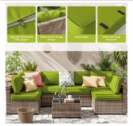 14 Pcs Outdoor Cushion Slipcovers