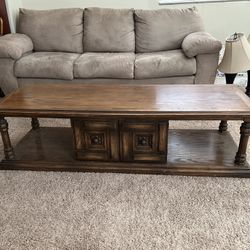 Coffee Table With End Table 