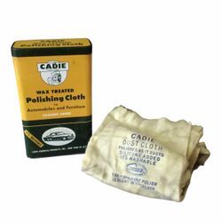 Vintage Cadie Polishing Cloth Tin Clean