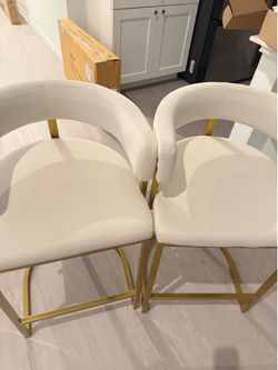 Barstools - Cream