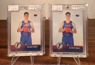 Olivier Rioux rookie cards - Tallest player in the world