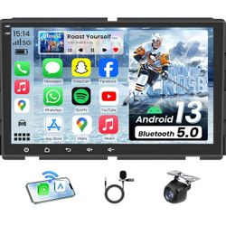4+64GB Android 13 Car Radio for Chevy Silverado Tahoe Suburban GMC Sierra Yukon 2007-2013: 8" HD Touch Screen Head Unit with Carplay Android Auto GPS 