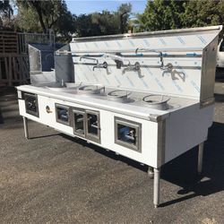 NSF 4 hole Chinese Wok Range made USA US4H