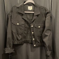 Black Jeans Jacket Papaya