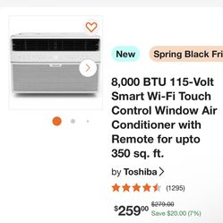 Window Air Conditioner Brand New