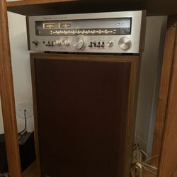 H.H. Scott Stereo Receiver 330R with Matching Speakers