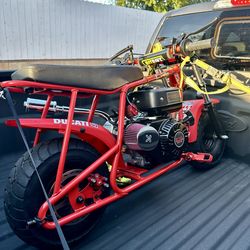 Street legal plated minibike with 212 motor