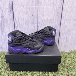 Jordan 13 Court Purple Size 4C Toddler Infant 