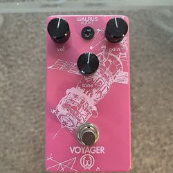 Walrus Audio Voyager Preamp/Overdrive Guitar Pedal- Limited Edition Pink